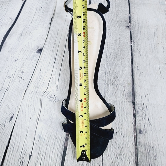 LULU'S | Ismay lucite heel blue suede heels - Picture 11 of 13